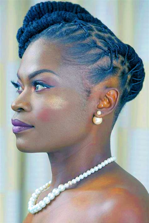 elegant dreadlock hairstyles|dreadlock updos for black women.